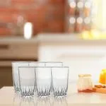 Conjunto de Copos Antonelle Vidro 325ml 12x7,5cm 6 Peças LM2169 - honeyhome Conjunto de Copos Antonelle Vidro 325ml 12x7,5cm 6 Peças LM2169 - honeyhome