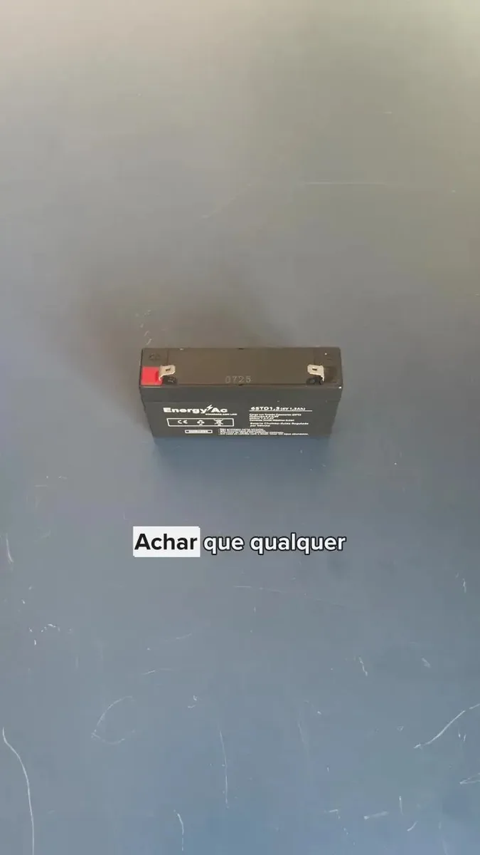 Bateria 6v 1,3a Para Balanças Urano Ur 10000 De 300kg