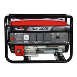 Gerador à Gasolina 4T 196CC 3,1 kVA Bivolt Mono TG3100CXR com Partida Manual e AVR TOYAMA-201-025E25