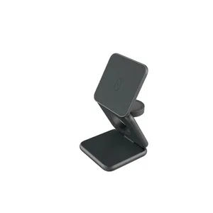 Carregador por Indução 3 em 1 Ovvi Dobrável para Apple