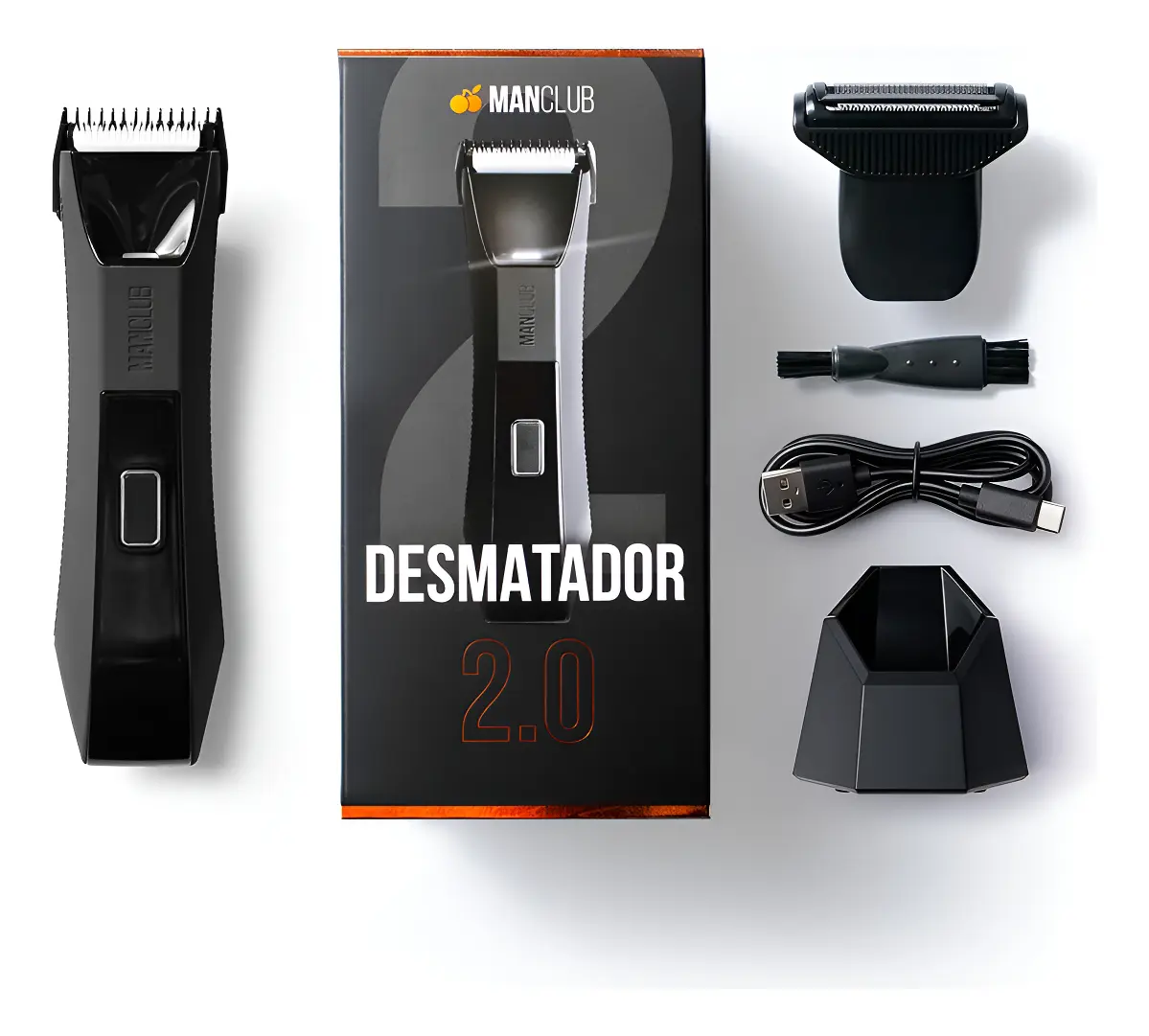 Desmatador 2.0 - Aparador Elétrico De Pelos - Manclub Preto