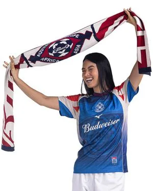 Cachecol Mizuno Especial Budweiser Unissex