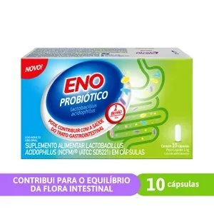 Eno Probiótico 10 Cápsulas
