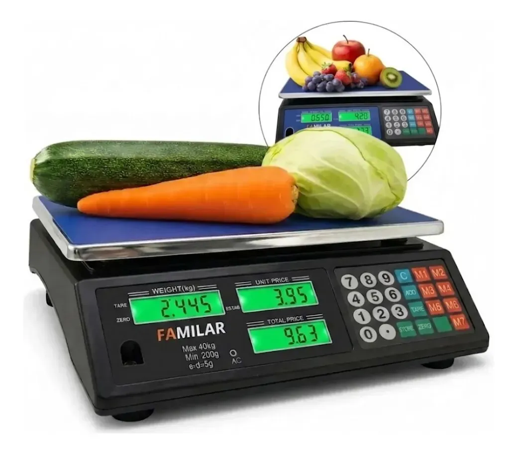 Balança Digital Eletrônica Comercial 40kg Precisão Mercado