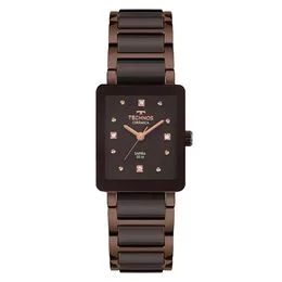Relógio Feminino Technos Ceramic 2035NFC/2M Marrom