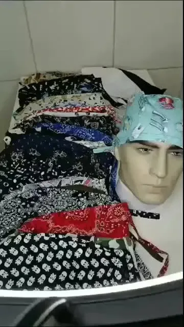 5 Touca Bandana Cirurgica Dentista Clinica Odontologica