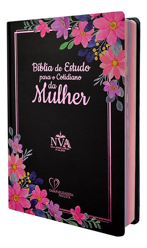 Livro Biblia De Estudo Para O Cotidiano Da Mulher Nva Capa Dura - Preta, De João Ferreira De Almeida, Vol. Único. Editora Casa Publicadora Paulista, Capa Dura (2025)