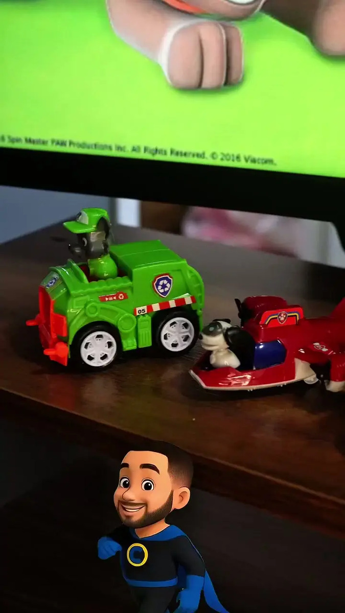 Kit 9 Carros E Personagens Patrulha Canina Coleção Fricção