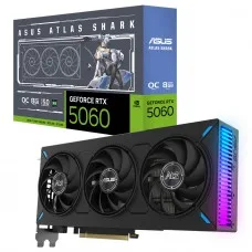 Placa de Vídeo Asus NVIDIA GeForce RTX 5060 ATS OC, 8GB, GDDR7, DLSS, Ray Tracing, ATS-RTX5060-O8G