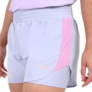 Shorts de Corrida Feminino Mizuno 2 em 1