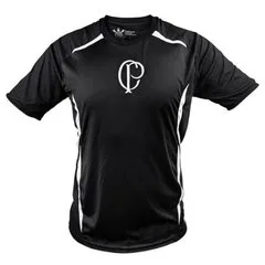 Camiseta Corinthians Raglan Preta Dry Masculina