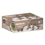 Conjunto de Panelas Smart Plus Indução Vanilla 5 Peças 4774101 - Brinox Conjunto de Panelas Smart Plus Indução Vanilla 5 Peças 4774101 - Brinox