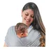 Sling Wrap Baby Canguru Confortável Cor Cinza Tamanho Único