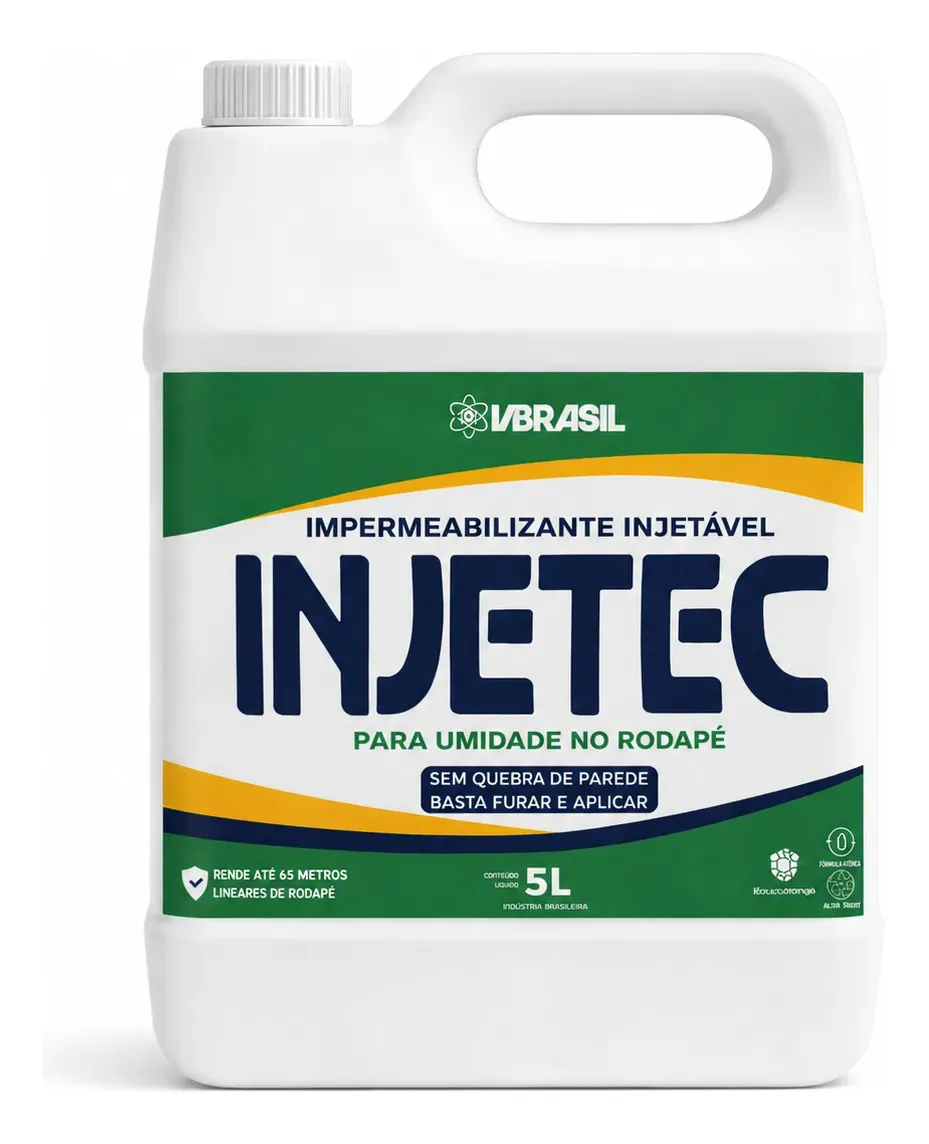Injetec Vbrasil 5l | Bloqueador De Umidade Do Solo Incolor