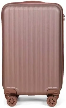 Mala de Bordo em ABS Com 4 Rodas 360 - Roncalli Manaus (Rose)