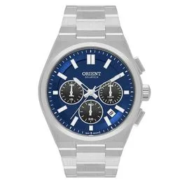 Relógio Masculino Orient Solartech Cronógrafo MBSSC274 D1SX Azul e Preto