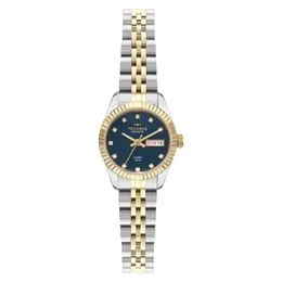 Relógio Feminino Technos Riviera NH06AF/1A Azul|Dourado|Prata