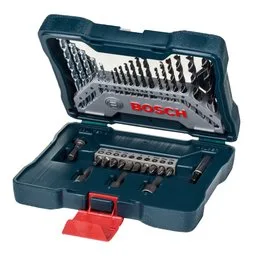 Jogo X-Line para Furar e Parafusar com 33 Peças e Maleta BOSCH-2607017398-000