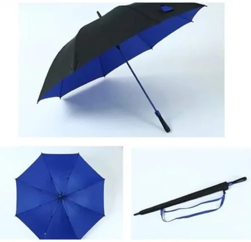 Guarda Chuva Automático Grande | Reforçado, Hiper Repelente à Água, Fibra de Vidro UltraFlex | Tecido Resistente, Proteção UV 100%, Resistente ao Vento | Perfeito para Chuva e Sol