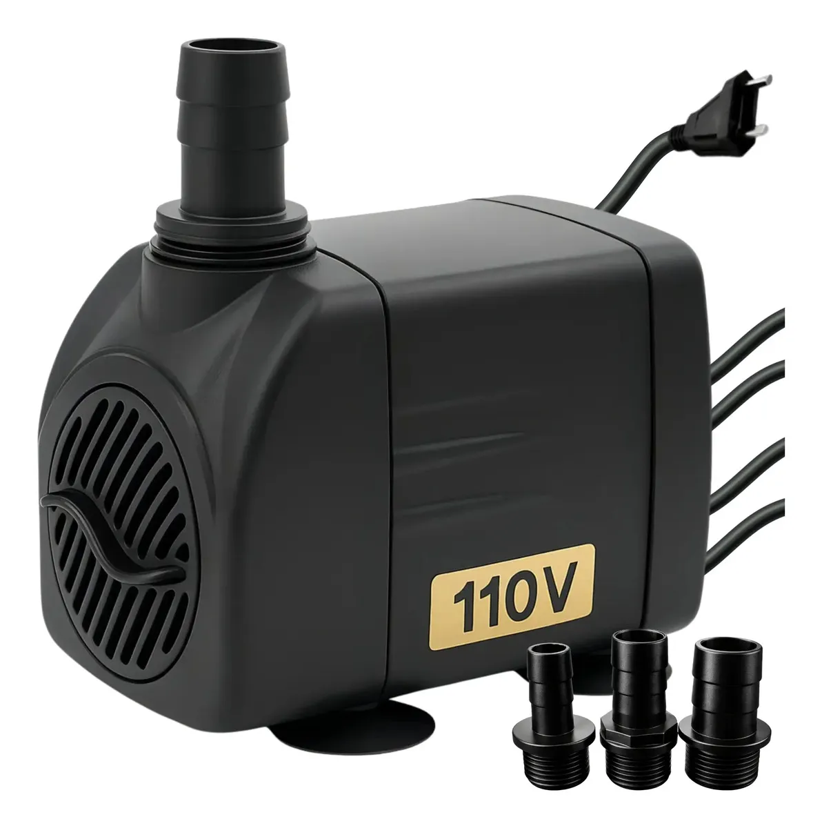 Bomba Submersa 2000l/h 2m Lagos Recalque Fontes Aquários Cascata Chafariz Motor Água Doce Salgada Marinho Fonte Hidroponia Aquaponia 127v