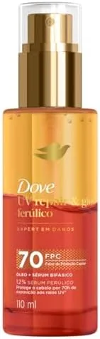 Dove Óleo e Sérum Bifásico UV Repair & Glow + Ferúlico 110ml