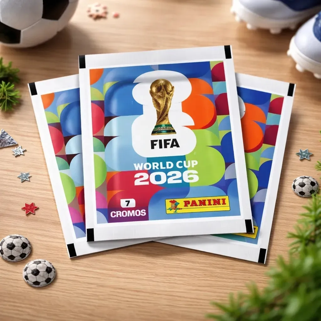 Kit 10 Envelopes Figurinha Fifa World Copa Mundo 26 Futebol Copa Do Mundo 2026 (7 figurinhas por pacotinho)