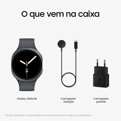 Samsung Galaxy Watch8 Smartwatch 40mm LTE, Galaxy AI - Grafite