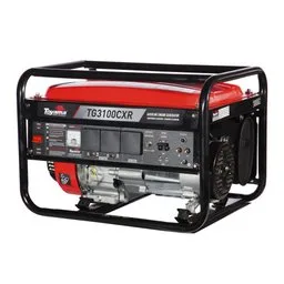 Gerador à Gasolina 4T 196CC 3,1 kVA Bivolt Mono TG3100CXR com Partida Manual e AVR TOYAMA-201-025E25