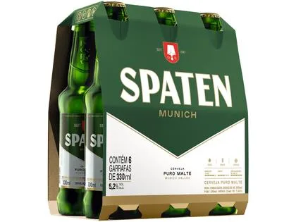 Cerveja Spaten Munich 6 Garrafas 330ml