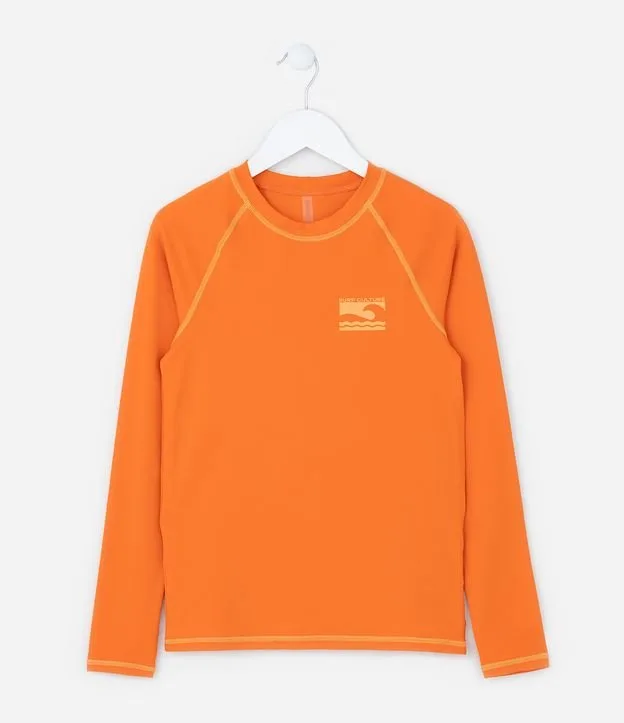 Camiseta de Praia Infantil com Proteção UV - Tam 5 a 14 Anos