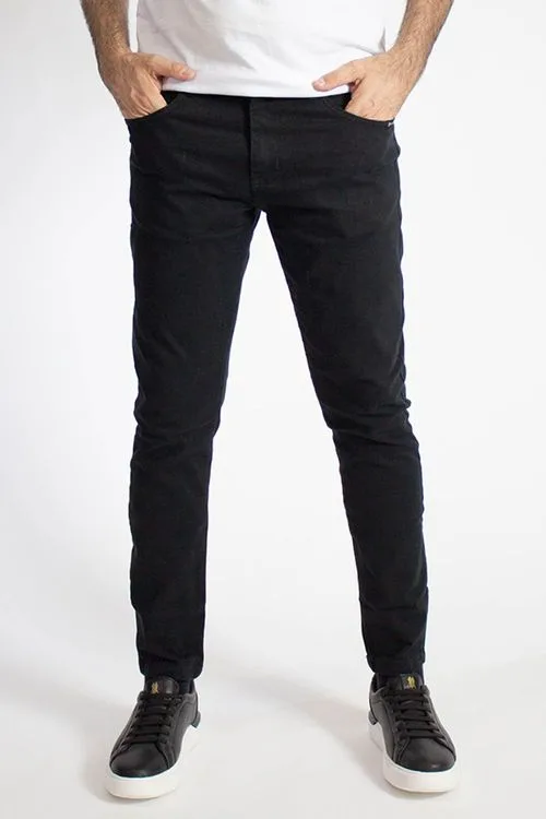 Calça Sarja Skinny Masculina Básica Five Polo Wear Preto
