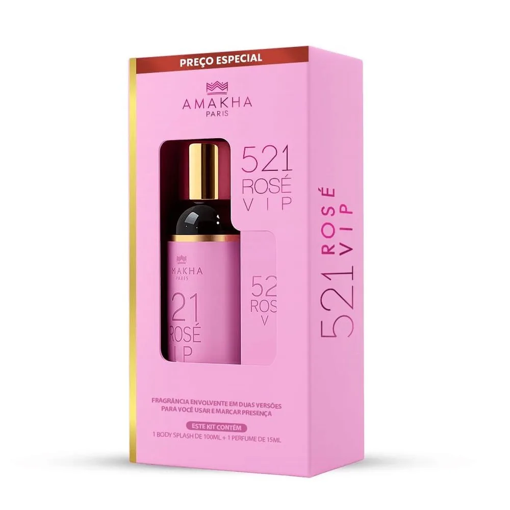 Kit 521 VIP Rosé Amakha Paris 521 VIP Rosé 100ml+15ml