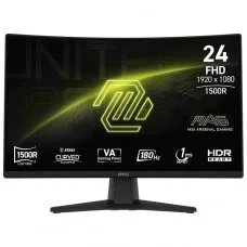 Monitor Gamer MSI MAG 242C, 24 Pol, Curvo, Full HD, VA, 1ms, 180Hz, 115% sRGB, HDMI/DP