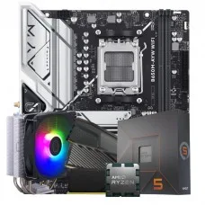 Kit Upgrade Ryzen 5 7600X, Placa Mãe Chipset B650, 16GB DDR5