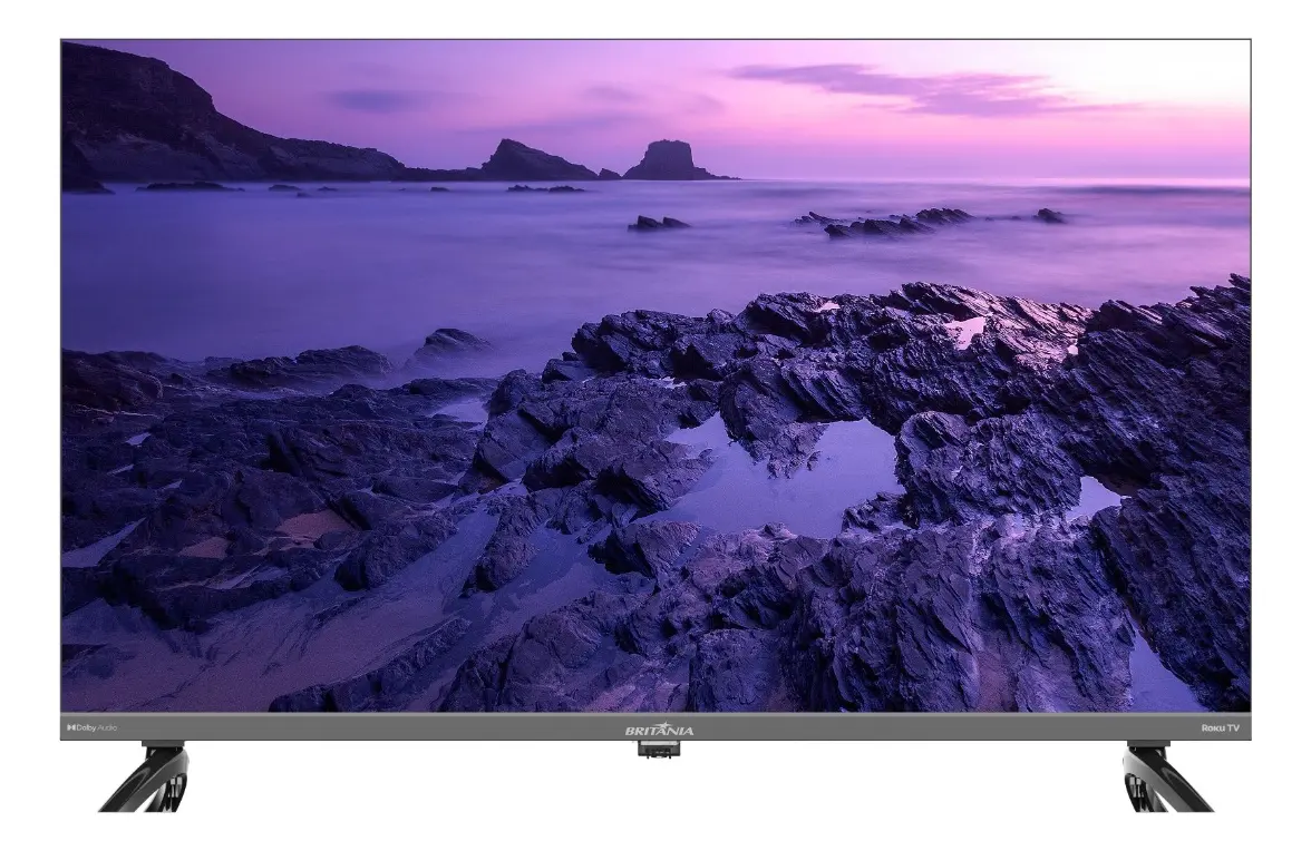 Smart Tv 43 Britânia Hdr10 Dolby Áudio Roku Tv B43kra