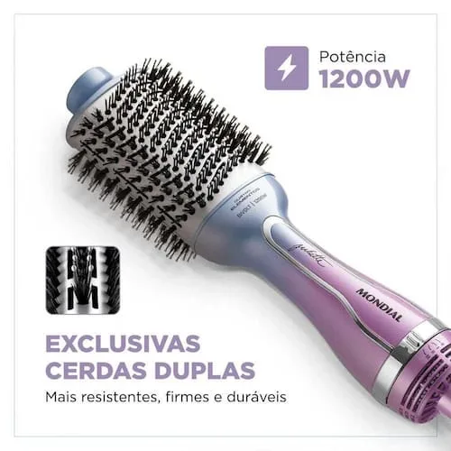 Escova Secadora Mondial Juliette 1200W Es-Ju-03 Bivolt