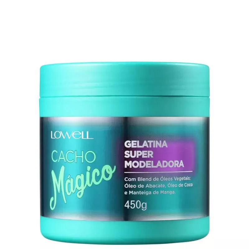 Cacho Magico Super Modeladora Gelatina Ativadora 450g Lowell