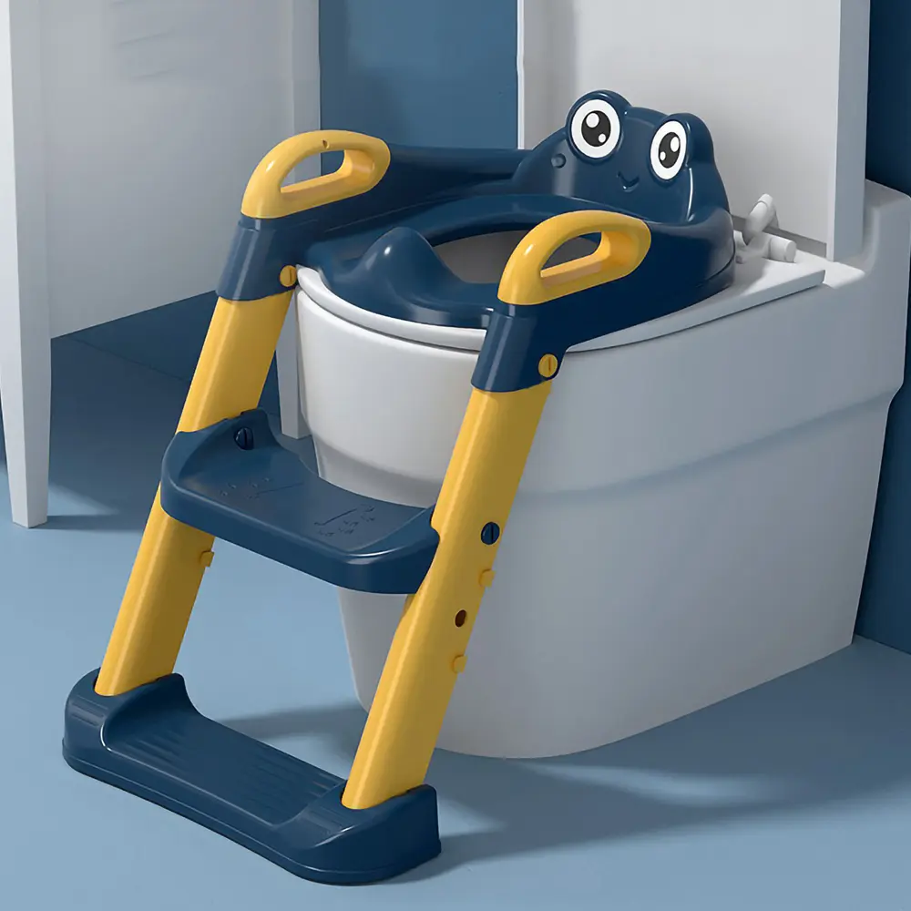 Assento De Vaso Infantil Com Escada - Modelo Fixo