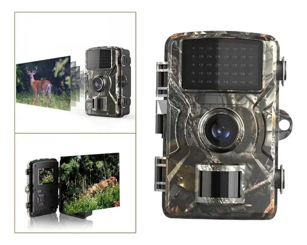 Câmera De Trilha 12mp 1080p Com Visão Noturna, Cor Camuflada