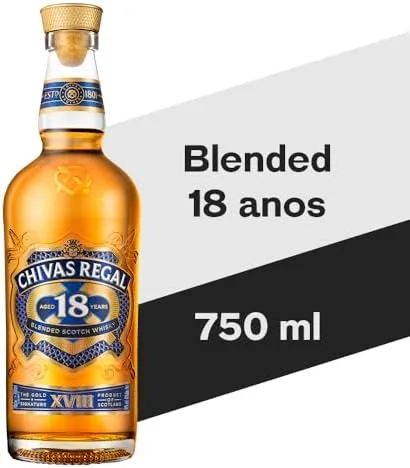 Whisky Chivas Regal 18 anos Escocês - 750 ml
