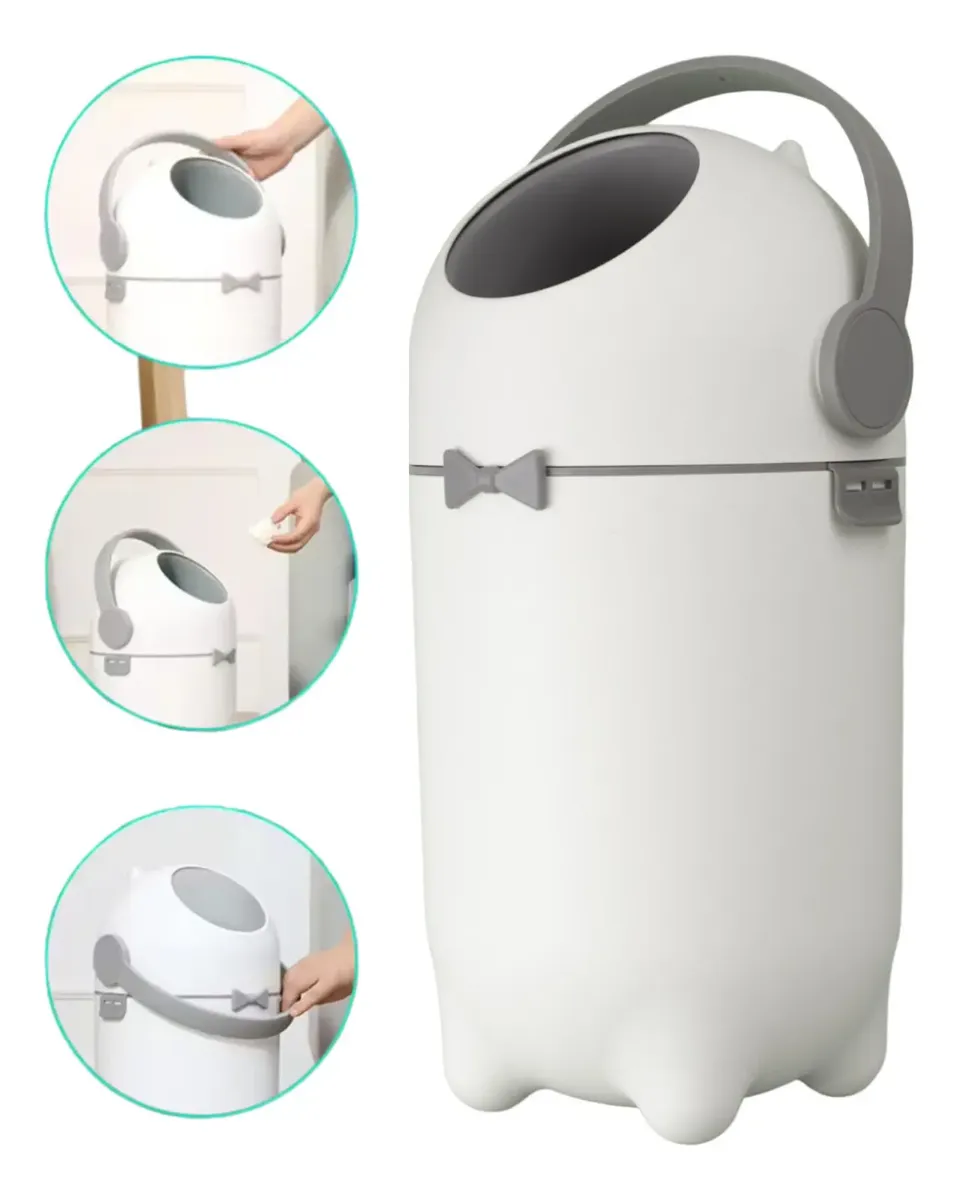 Lixeira Antiodor Fraldas Bebe Lixo Magico Anti Odor