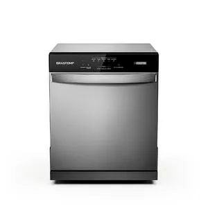 Lava-Louças Compacta Brastemp 8 Serviços Inox 110V BLF08BS