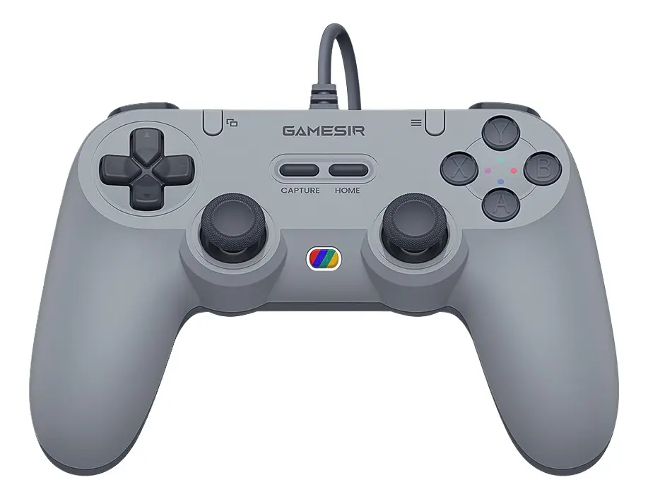 Controle Gamesir Tegenaria T3 Lite Com Fio Para Pc Switch Android Ios Steam Celular Hall Effect Usb Design Ergonômico Cinza
