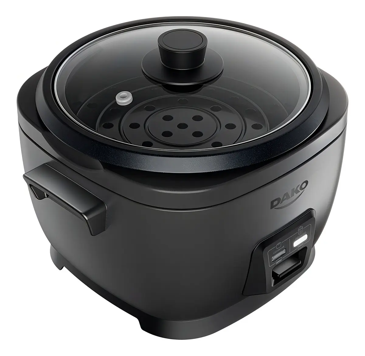 Panela De Arroz Elétrica Dako 700w Com 4 L 10 Xícaras Cinza Cor Cinza-escuro Frequência 60 Hz