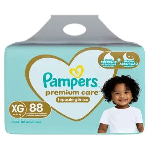 Fralda Pampers Premium Care 88 Unidades XG