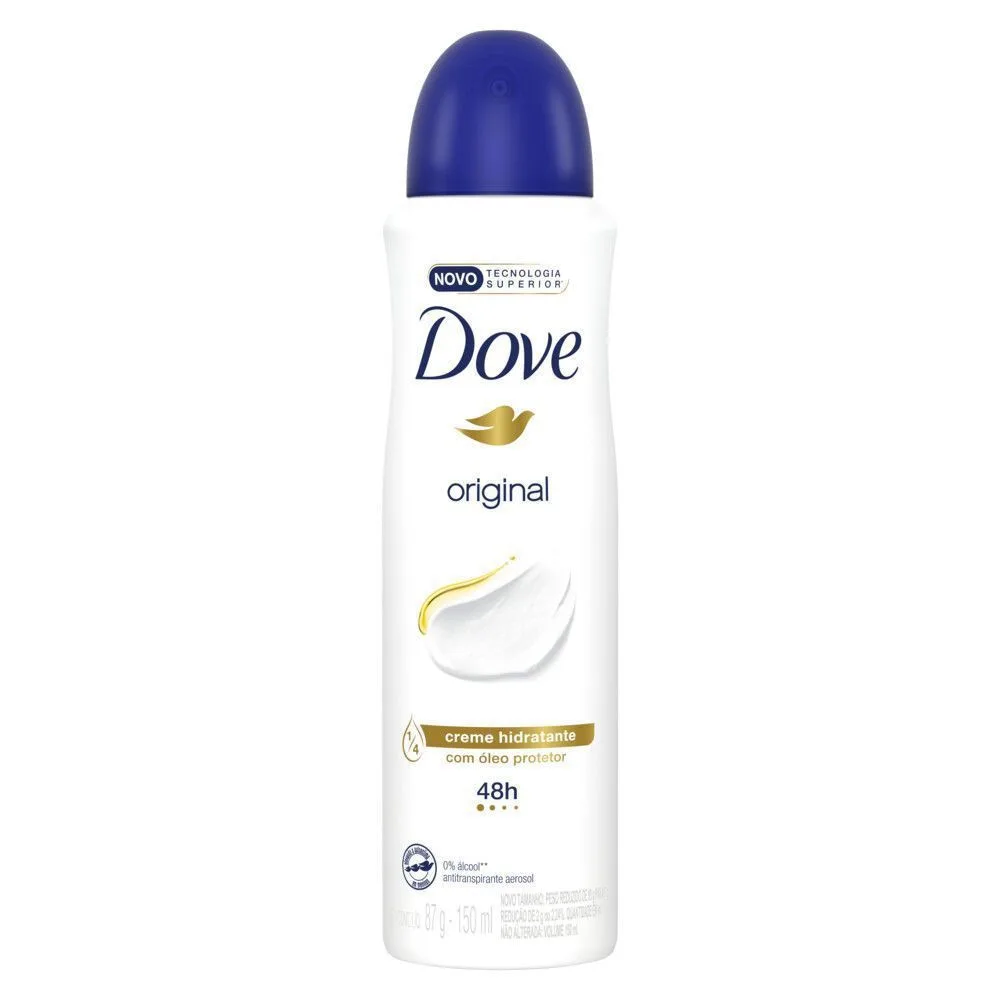 Desodorante Antitranspirante Aerosol Dove Original 250ml