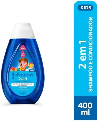 Johnson's Shampoo e Condicionador Infantil 2 em 1, 400ml
