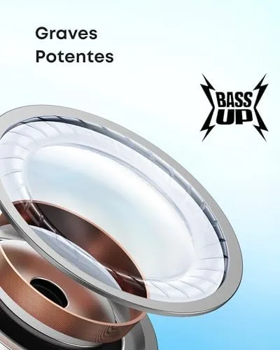 soundcore P20i da Anker, Fone de Ouvido Bluetooth 5.3, Graves Potentes, Drivers de 10mm, 30H de Reprodução, Resistência à Água, 2 Mics IA, Personalização de Som via App, Fone sem fio tws, Preto