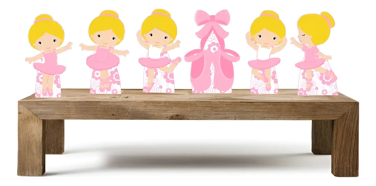 Kit 6 Displays Totens De Mesa Bailarina