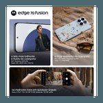Smartphone Motorola Edge 70 Fusion 5G 256GB 24GB (8GB RAM + 16GB RAM Boost), camera 50MP Sony Lytia 710, Tela 1.5K extreme Amoled 144hz - Grafite